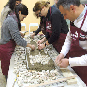 workshop mosaico a ciottoli