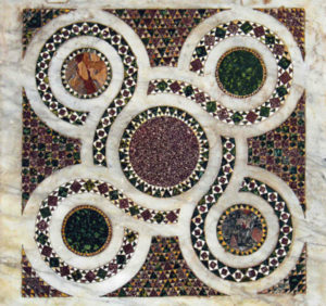 cosmatesco-vitellius-Opera eseguita daSectilia Laboratorio Marmoraro