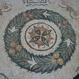 ghirlanda mosaico classico
