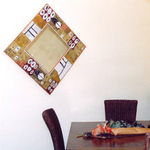 SPECCHIO-KLIMT-mosaico-moderno