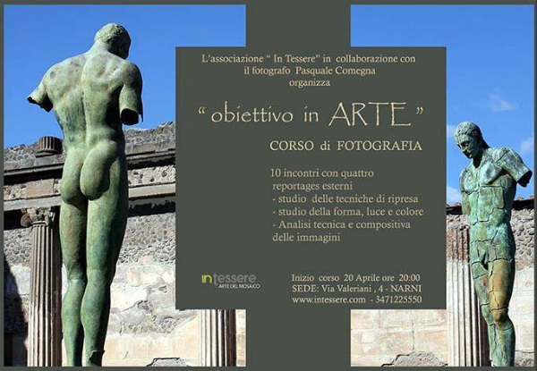 Corso di fotografia “Obiettivo in arte”