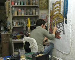 corso di mosaico moderno Intessere