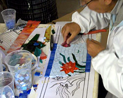 corso di mosaico industriale