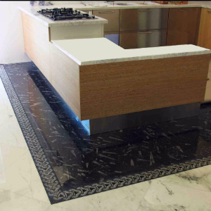 greca a mosaico moderno in marmo per la cucina