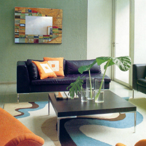 specchio-salotto-mosaic-moderno