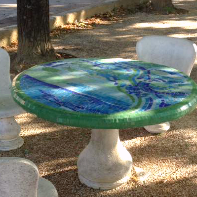 tavolo-arredo-urbano-mosaico