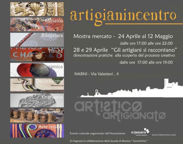 Locandina Artigiani in centro Locandina Artigiani in centro