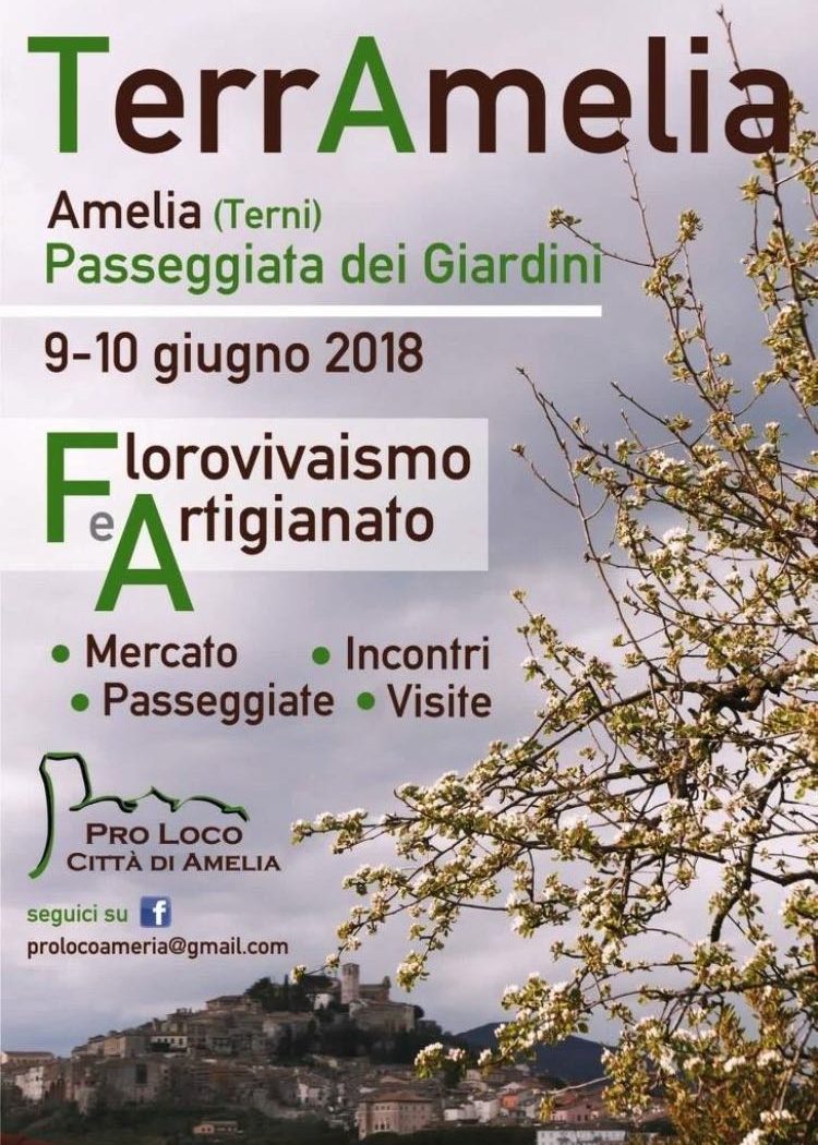 TerrAmelia – artigianato umbria (1) evento TerrAmelia dedicato all'artigianato umbro e al florovivaismo