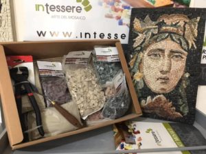 kit mosaico da fare a casa Intessere